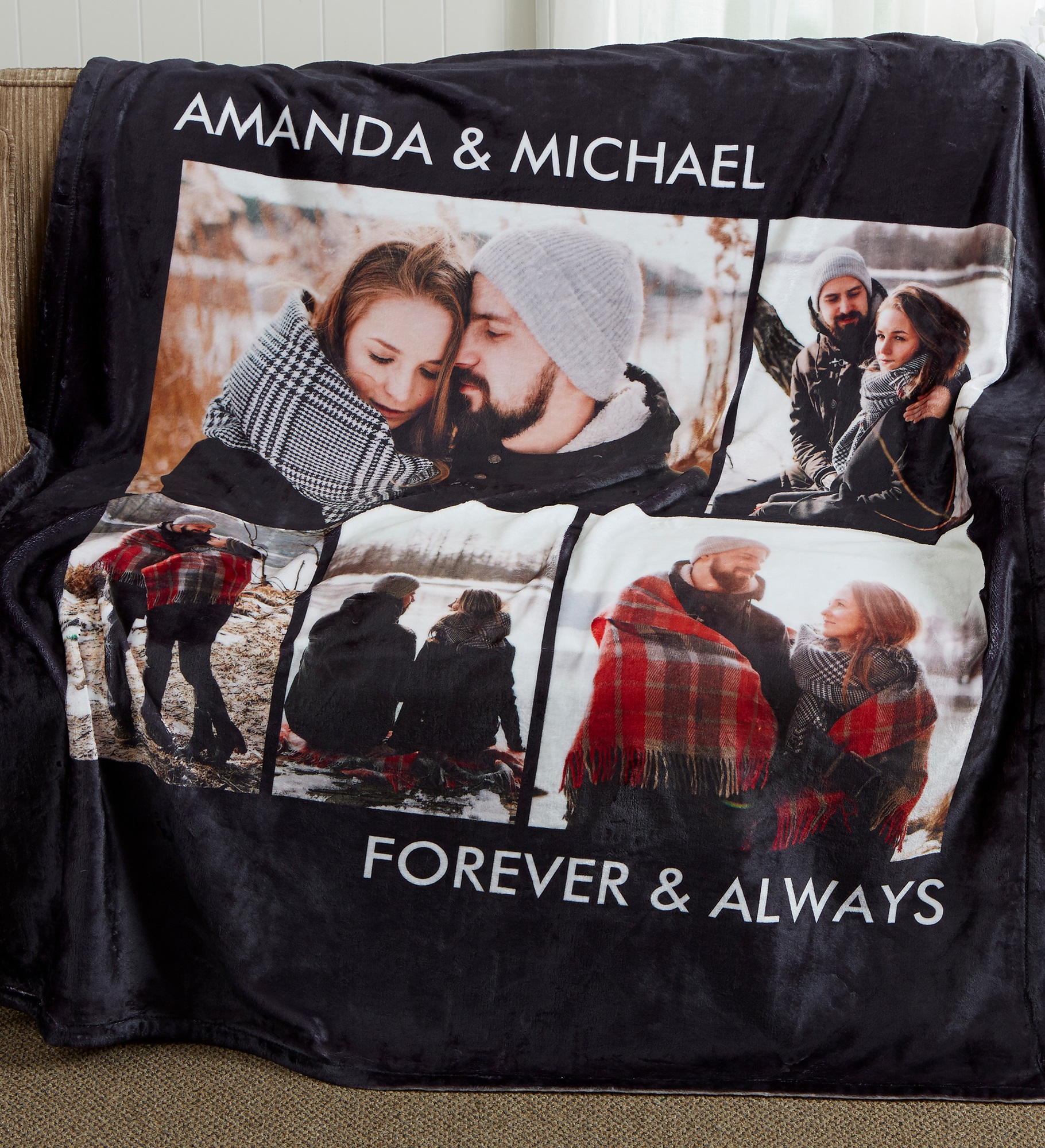 Picture Perfect Personalized Fleece Photo Blankets